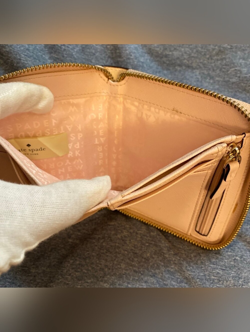 kate spade Blush Zip Wallet - Picture 8 of 10